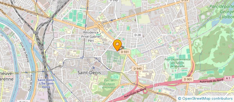 localisation de l'entreprise MADAME MANSSABA GASSAMA  SAINT-DENIS