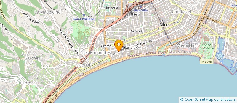 localisation de l'entreprise MADAME MANTELI LIZON à NICE