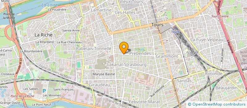 localisation de l'entreprise MADAME MANU BEAUMET  TOURS