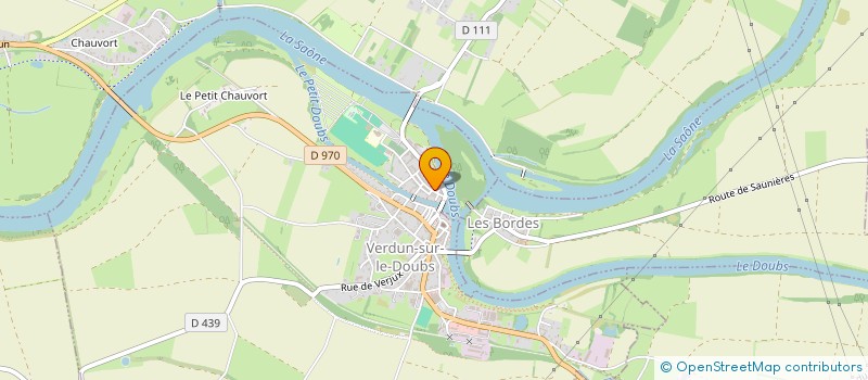 localisation de l'entreprise MADAME MANUELA ALONSO à VERDUN-SUR-LE-DOUBS
