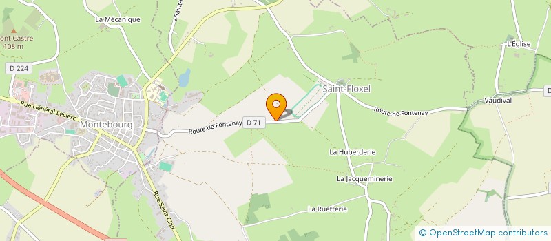 localisation de l'entreprise MADAME MANUELA ALVAREZ DIAZ  SAINT-FLOXEL