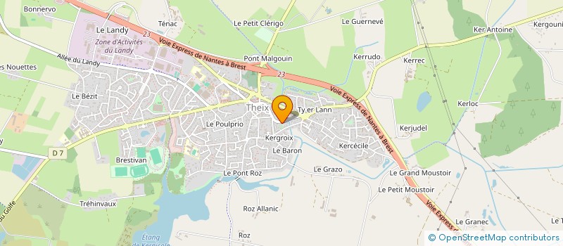 localisation de l'entreprise MADAME MANUELA AMOSSE  THEIX-NOYALO