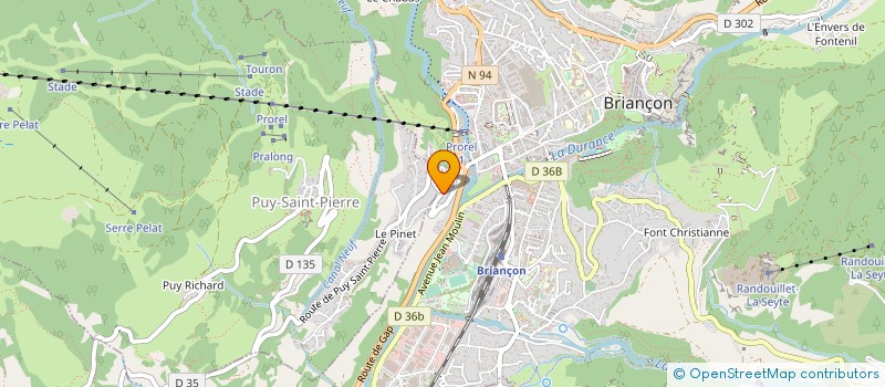 localisation de l'entreprise MADAME MANUELA BABALONE  BRIANCON