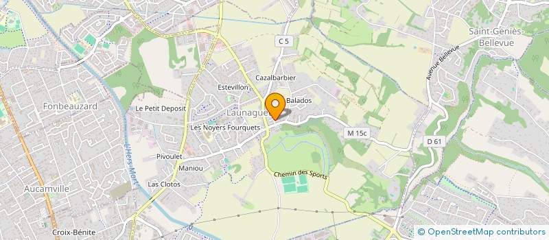 localisation de l'entreprise MADAME MANUELA BARTHUET à LAUNAGUET