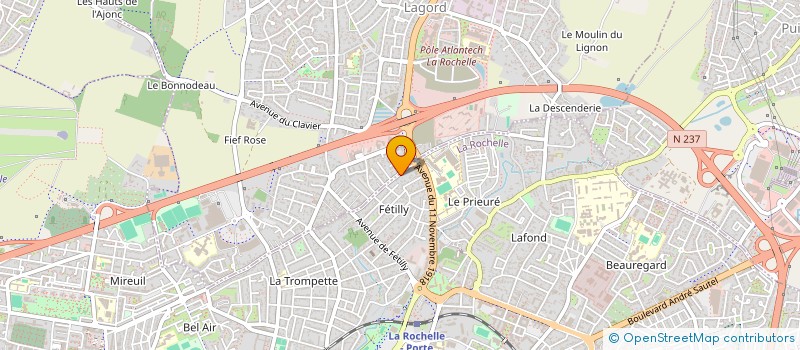 localisation de l'entreprise MADAME MANUELA BATTAGLINO  LA ROCHELLE