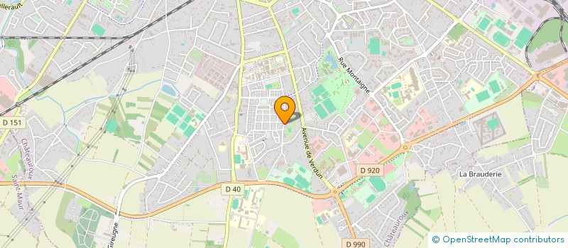 localisation de l'entreprise MADAME MANUELA BEAUJARD à CHATEAUROUX