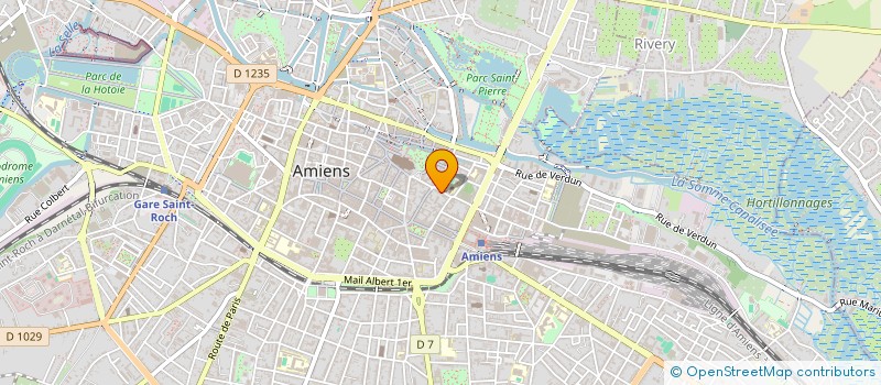 localisation de l'entreprise MADAME MANUELA BECAR à AMIENS