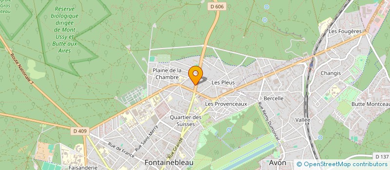 localisation de l'entreprise MADAME MANUELA BODIONG à FONTAINEBLEAU