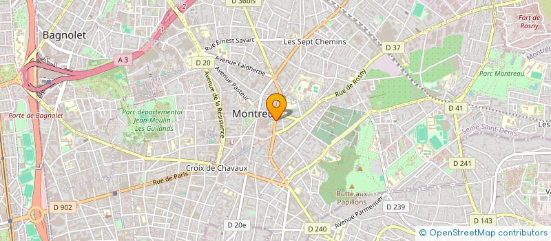localisation de l'entreprise MADAME MANUELA BOHME à MONTREUIL