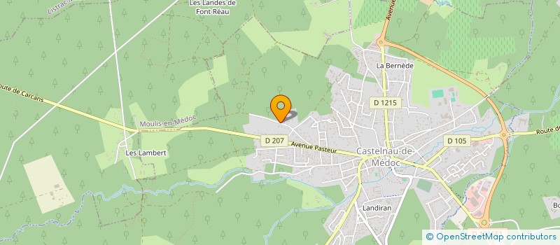 localisation de l'entreprise MADAME MANUELA BONINI  CASTELNAU-DE-MEDOC