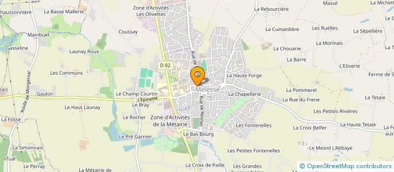 localisation de l'entreprise MADAME MANUELA BOTHOREL à MELESSE