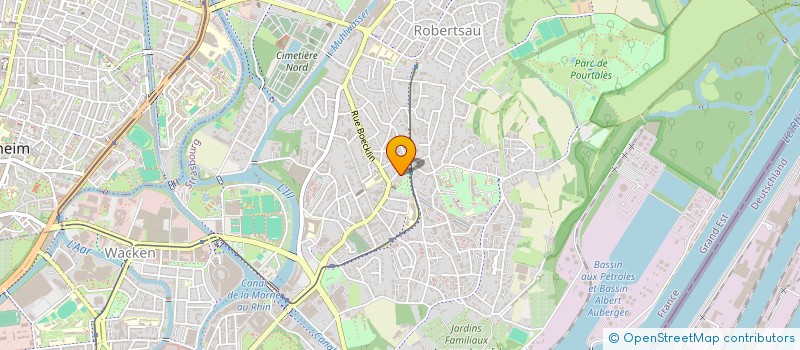 localisation de l'entreprise MADAME MANUELA BRILLAT  STRASBOURG