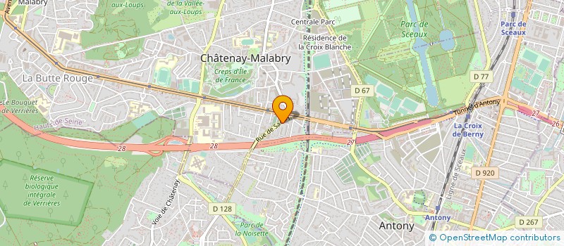 localisation de l'entreprise MADAME MANUELA CENTRONE à CHATENAY-MALABRY