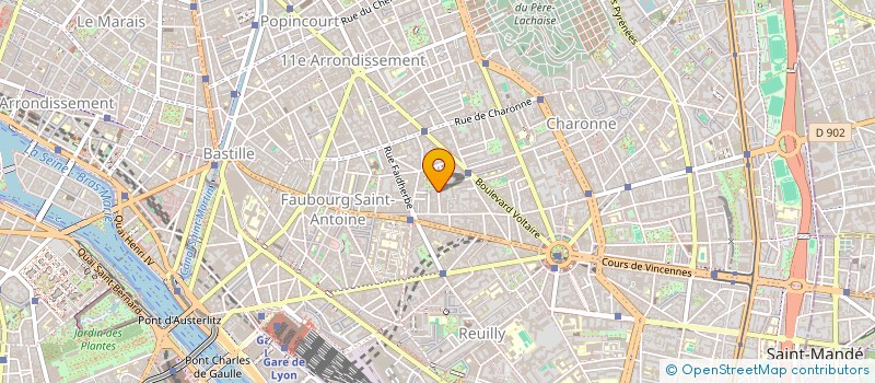 localisation de l'entreprise MADAME MANUELA CHAUVIN  PARIS