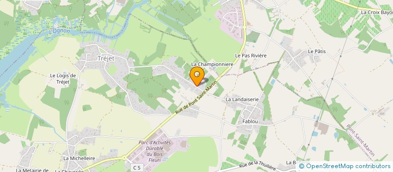 localisation de l'entreprise MADAME MANUELA CHEVALIER  LA CHEVROLIERE