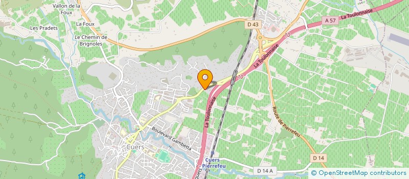 localisation de l'entreprise MADAME MANUELA CORTEZ  CUERS