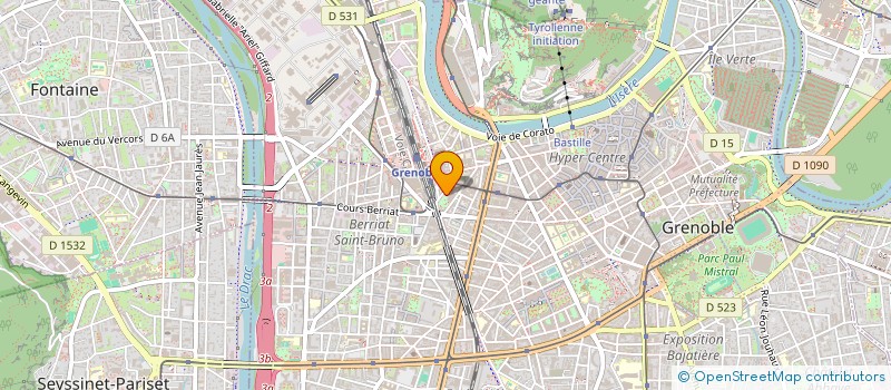 localisation de l'entreprise MADAME MANUELA COTTALORDA  GRENOBLE