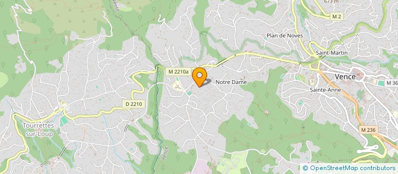 localisation de l'entreprise MADAME MANUELA COUTIN à VENCE