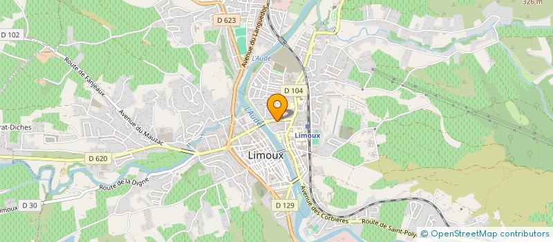 localisation de l'entreprise MADAME MANUELA CROSSMAN à LIMOUX