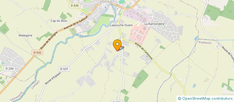 localisation de l'entreprise MADAME MANUELA D'OLIVEIRA à LOMBEZ