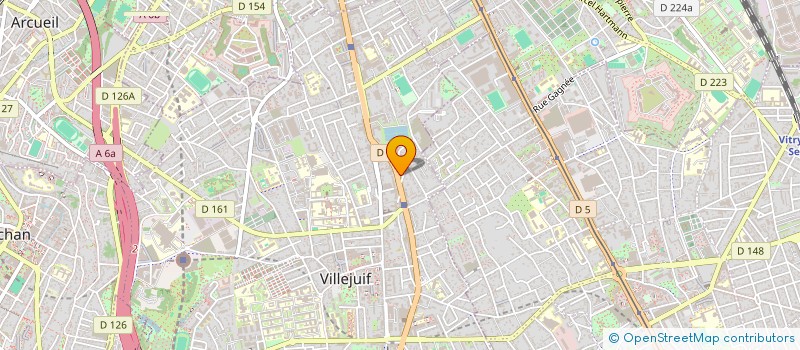 localisation de l'entreprise MADAME MANUELA DE JESUS FELIX  VILLEJUIF