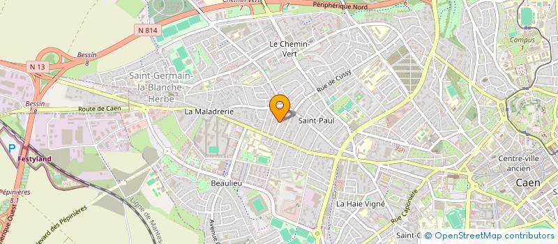 localisation de l'entreprise MADAME MANUELA DEBIOSSAC  CAEN