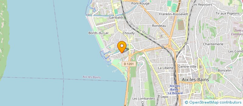 localisation de l'entreprise MADAME MANUELA DEROIN à AIX-LES-BAINS