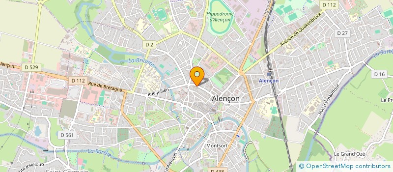 localisation de l'entreprise MADAME MANUELA DEROUET à ALENCON