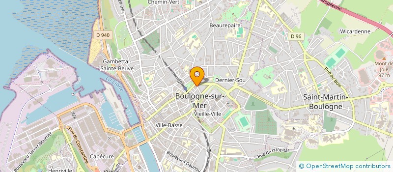 localisation de l'entreprise MADAME MANUELA DUHAMEL  BOULOGNE-SUR-MER