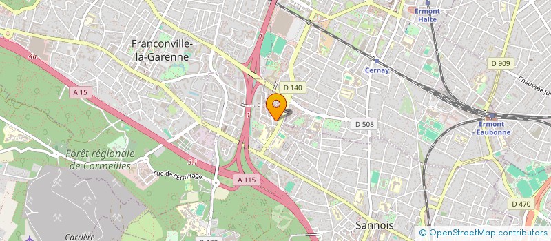 localisation de l'entreprise MADAME MANUELA DUNON à SANNOIS