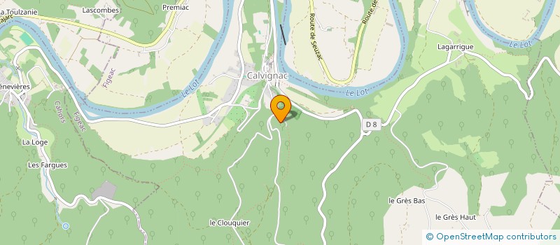 localisation de l'entreprise MADAME MANUELA EDELSCHAAP  CALVIGNAC