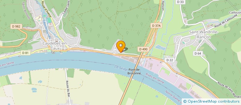 localisation de l'entreprise MADAME MANUELA EUDE  RIVES-EN-SEINE