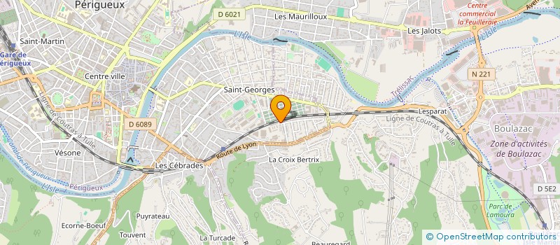 localisation de l'entreprise MADAME MANUELA GABARRE  PERIGUEUX