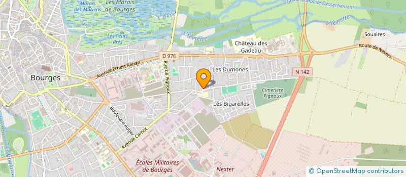 localisation de l'entreprise MADAME MANUELA GARDEZ  BOURGES