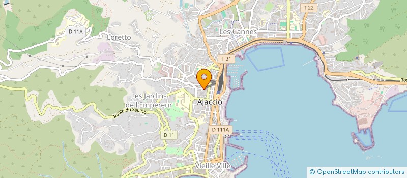 localisation de l'entreprise MADAME MANUELA GASC à AJACCIO