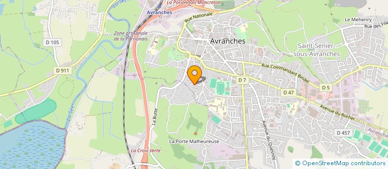 localisation de l'entreprise MADAME MANUELA GEORGET  AVRANCHES