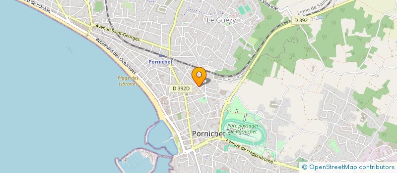 localisation de l'entreprise MADAME MANUELA GERGAUD à PORNICHET