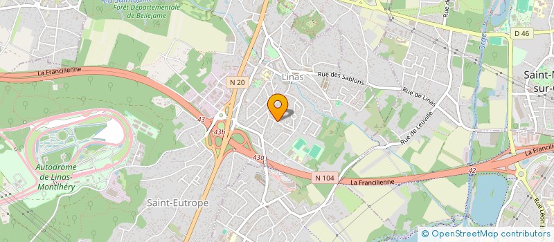 localisation de l'entreprise MADAME MANUELA GORGAN  LINAS