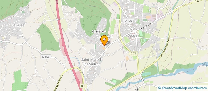 localisation de l'entreprise MADAME MANUELA GRANADO à SAINT-MARCEL-LES-SAUZET