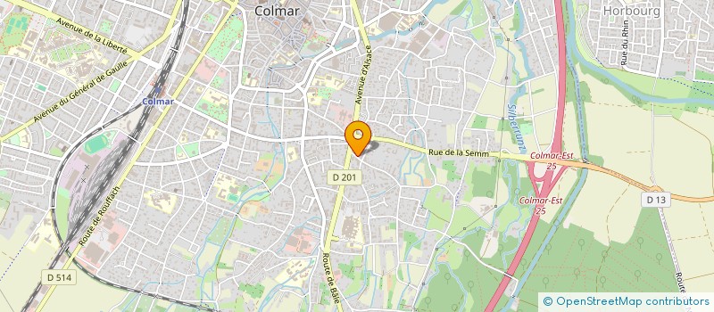 localisation de l'entreprise MADAME MANUELA GRINGER à COLMAR