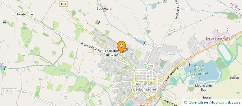 localisation de l'entreprise MADAME MANUELA GUERIN  BEAUMONT-DE-LOMAGNE