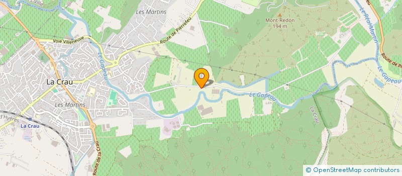 localisation de l'entreprise MADAME MANUELA GUILLEN PELEGRIN  LA CRAU