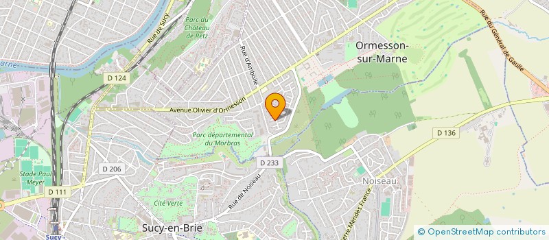localisation de l'entreprise MADAME MANUELA GUTIERREZ à ORMESSON-SUR-MARNE