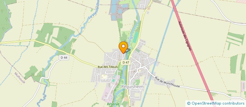 localisation de l'entreprise MADAME MANUELA HAEFFLINGER  REGUISHEIM