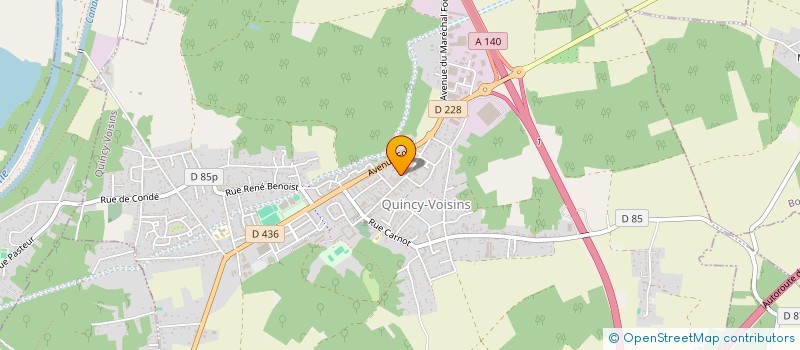 localisation de l'entreprise MADAME MANUELA HOUEIX à QUINCY-VOISINS