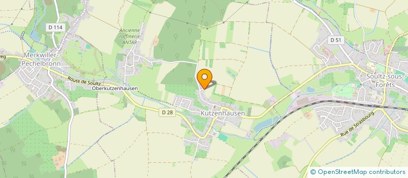 localisation de l'entreprise MADAME MANUELA JACKY  KUTZENHAUSEN