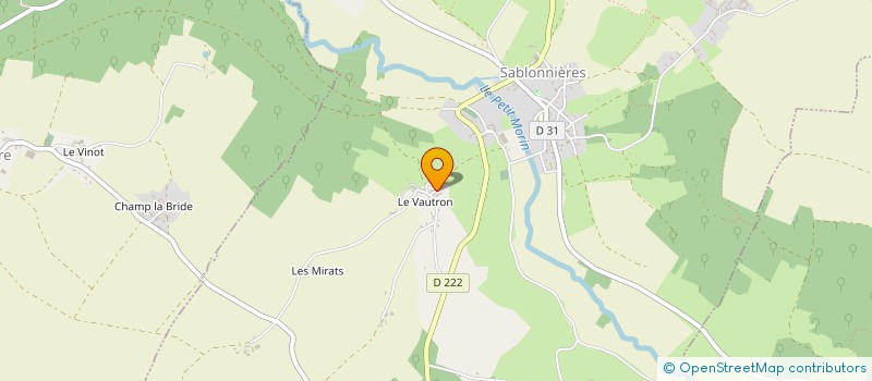 localisation de l'entreprise MADAME MANUELA JEANNE ROSE  SABLONNIERES