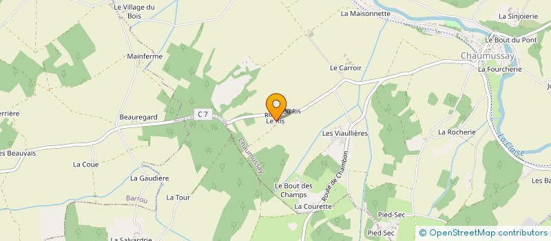 localisation de l'entreprise MADAME MANUELA JESSEL  CHAUMUSSAY