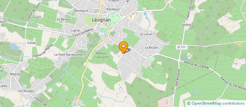 localisation de l'entreprise MADAME MANUELA KADIU à LEOGNAN