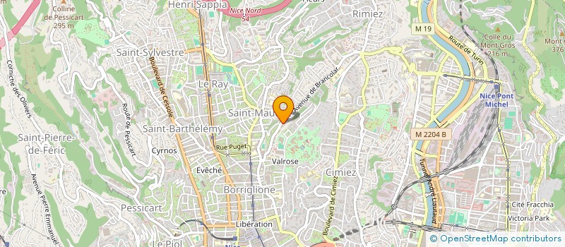 localisation de l'entreprise MADAME MANUELA LACOMBE à NICE